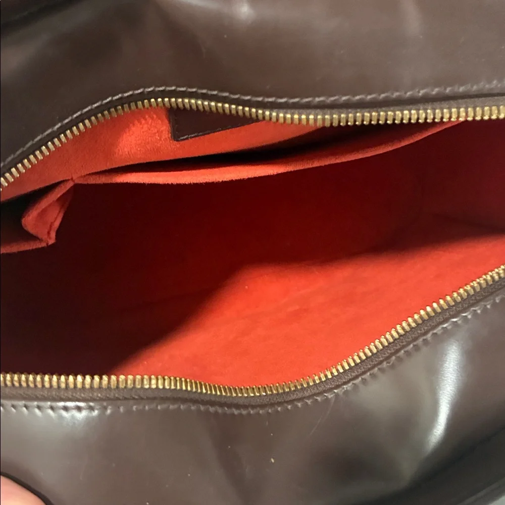 Louis Vuitton Brown Damier Ebene Sarria horizontal structured handbag